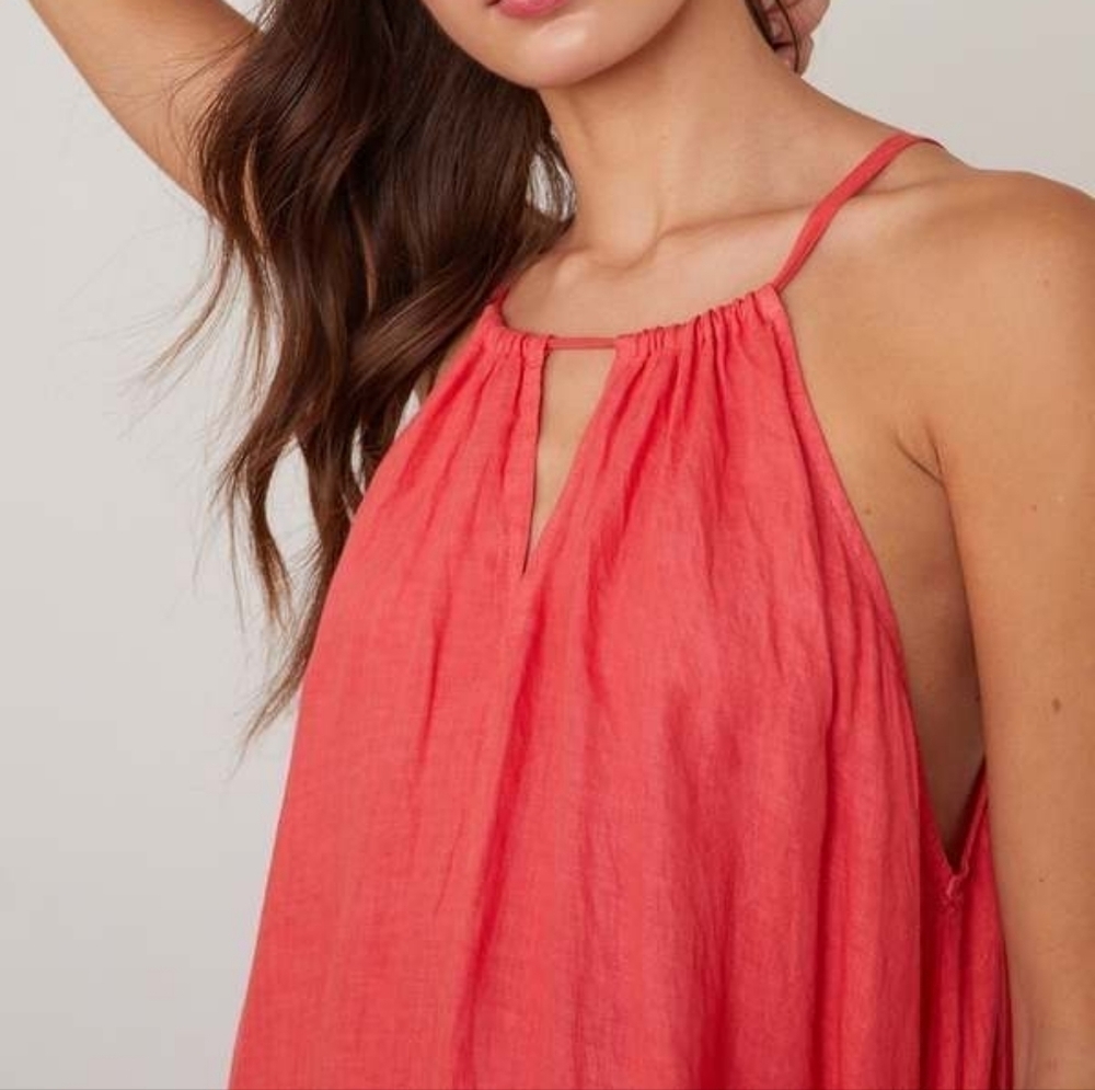 Velvet by Graham & Spencer DORA LINEN DRESS - FLIRT - Picture 2 of 5